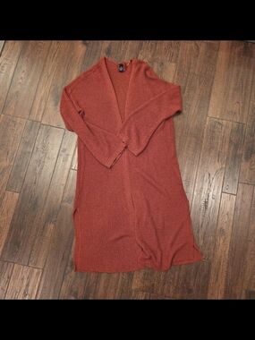 Boutique Sweater Loose Knit Open Front Womens XS